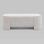 Банкетка Taks букле светло-серый варинант исполнения - 4 | Loft Concept в Красноярске