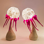 Торшер фуксия «Цветы из снов»  варинант исполнения - 3 | Loft Concept в Красноярске