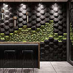 Гипсовая 3D панель с принтографией PM-30 варинант исполнения - 1 | Loft Concept в Красноярске