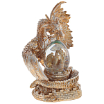 Декоративная статуэтка Дракон Dragon Guarding a Glass Egg Copper варинант исполнения - 1 | Loft Concept в Красноярске