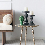 Статуэтка в виде артишока из зелёной керамики с глянцевыми лепестками Artichoke Decor  варинант исполнения - 5 | Loft Concept в Красноярске