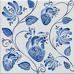 Плитка с узором Сердце варинант исполнения - 2 | Loft Concept в Красноярске