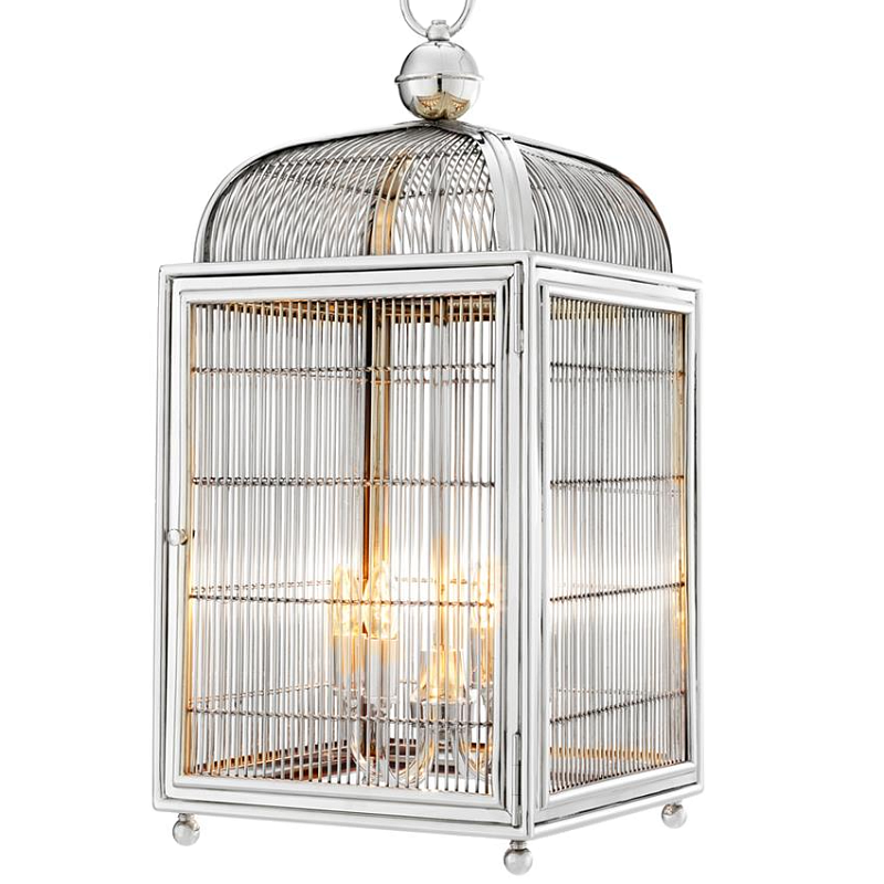 Люстра Lantern Falcon Nickel Никель в Красноярске | Loft Concept 