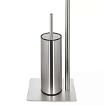 Держатель для туалетной бумаги с ершиком Chrome Bathroom Accessory варинант исполнения - 4 | Loft Concept в Красноярске