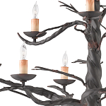 Люстра черная в виде ствола дерева Branched Tree варинант исполнения - 1 | Loft Concept в Красноярске