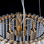 Люстра с подвесными рифлеными стеклянными трубками Nembus варинант исполнения - 18 | Loft Concept в Красноярске