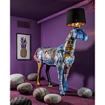 Большой Торшер Лошадь с ручной авторской росписью Feral Stallion варинант исполнения - 1 | Loft Concept в Красноярске