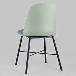 Стул из прочного пластика на металлическом основании Anora Green  варинант исполнения - 5 | Loft Concept в Красноярске