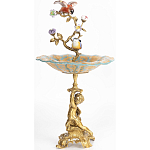 Фарфоровая чаша Фонтан птиц Verena варинант исполнения - 3 | Loft Concept в Красноярске