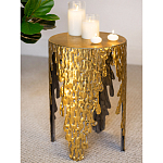 Столик дизайнерский Copper streaks варинант исполнения - 6 | Loft Concept в Красноярске