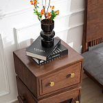 Тумбочка прикроватная с ящиком и дверцей Робот Robot Desk варинант исполнения - 5 | Loft Concept в Красноярске