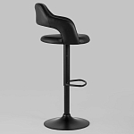 Барный стул черного цвета Strohach варинант исполнения - 2 | Loft Concept в Красноярске