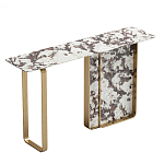 Консоль с прямоугольной мраморной столешницей Vivian Console варинант исполнения - 1 | Loft Concept в Красноярске
