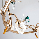 Люстра с хрустальными плафонами и декором Alvere Crystal Chandelier варинант исполнения - 3 | Loft Concept в Красноярске