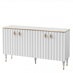 Консоль с дверками и белым рельефным фасадом Expanses of Beauty варинант исполнения - 2 | Loft Concept в Красноярске