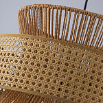 Подвесной светильник с абажуром из натуральных материалов Light Inside the Cell варинант исполнения - 7 | Loft Concept в Красноярске