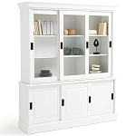 Витрина из массива сосны Cobbett White Wood Showcase варинант исполнения - 1 | Loft Concept в Красноярске