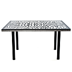 Стол обеденный из натурального мрамора Marble BW Accent Table варинант исполнения - 1 | Loft Concept в Красноярске