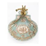 Блюдо с бронзовым ангелом Porcelain Angels of Paradise варинант исполнения - 3 | Loft Concept в Красноярске