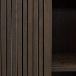 Буфет тёмно-коричневого цвета из ясеневого шпона с 2-мя раздвижными дверями Toinette варинант исполнения - 3 | Loft Concept в Красноярске