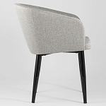 Мягкое кресло на металлических ножках Shaggy Grey варинант исполнения - 2 | Loft Concept в Красноярске