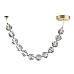 Подвесной светильник из прозрачных шаров Bubbles Bocci варинант исполнения - 5 | Loft Concept в Красноярске