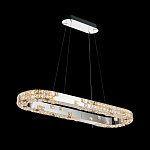 Люстра овальная с мозаичным хрустальным оформлением Sparks of Crystal варинант исполнения - 4 | Loft Concept в Красноярске