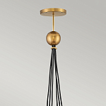 Подвесной светильник с шестью прозрачными стеклянными шарообразными плафонами Hinkley варинант исполнения - 5 | Loft Concept в Красноярске