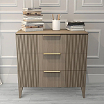 Комод коричневого цвета с 3-мя ящиками Harper Line варинант исполнения - 1 | Loft Concept в Красноярске