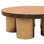 Круглый кофейный стол Stokes Coffee Table варинант исполнения - 3 | Loft Concept в Красноярске