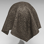 Мебельная ткань Шенилл коричневый цвет 138 см T4-41 варинант исполнения - 4 | Loft Concept в Красноярске