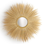 Зеркало с бахромой из растительных волокон WICKER MIRROR 120 варинант исполнения - 1 | Loft Concept в Красноярске