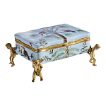 Шкатулка на четырех ангелах Blue Garden варинант исполнения - 1 | Loft Concept в Красноярске