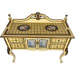 Комод деревянный Illustration of flowers варинант исполнения - 2 | Loft Concept в Красноярске