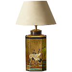 Настольная лампа Шинуазри с абажуром Golden Garden Chinoiserie Table Lamp варинант исполнения - 1 | Loft Concept в Красноярске