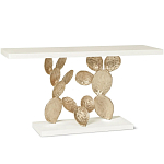 Консоль прямоугольная белая с основанием в виде кактуса Cactus варинант исполнения - 1 | Loft Concept в Красноярске