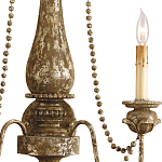 Бра состаренное с нитями из бусин Aged Silhouette варинант исполнения - 1 | Loft Concept в Красноярске