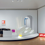 Настольная дизайнерская лампа Poltronova Passiflora Yellow Table Lamp варинант исполнения - 10 | Loft Concept в Красноярске