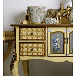 Комод деревянный Illustration of flowers варинант исполнения - 5 | Loft Concept в Красноярске