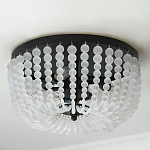 Потолочный светильник круглый с стеклянными бусинами Uniformity варинант исполнения - 3 | Loft Concept в Красноярске