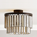 Потолочный светильник с подвесами из перламутра Unique Shine Effect варинант исполнения - 2 | Loft Concept в Красноярске