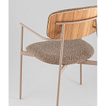 Стул Doe с подклокотниками коричневый варинант исполнения - 3 | Loft Concept в Красноярске