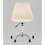 Офисный стул на металлическом основании EGGERY Beige пластик варинант исполнения - 5 | Loft Concept в Красноярске