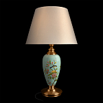 Настольная лампа голубая с изображением птиц Slip Away варинант исполнения - 2 | Loft Concept в Красноярске