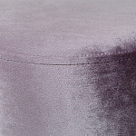 Пуф фиолетовый велюр на золотом металлическом основании Golden Belt варинант исполнения - 4 | Loft Concept в Красноярске