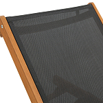 Шезлонг из текстиля и эвкалипта Power of Nature варинант исполнения - 5 | Loft Concept в Красноярске