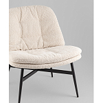 Кресло лаунж Tail молочный варинант исполнения - 2 | Loft Concept в Красноярске