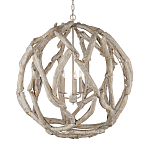 Люстра круглая в виде веток деревьев Natural Driftwood варинант исполнения - 1 | Loft Concept в Красноярске