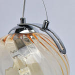 Подвесной светильник со стеклянном плафоном в форме бокала Kaleido варинант исполнения - 9 | Loft Concept в Красноярске