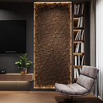 Гипсовая 3D панель с принтографией PM-50 варинант исполнения - 4 | Loft Concept в Красноярске